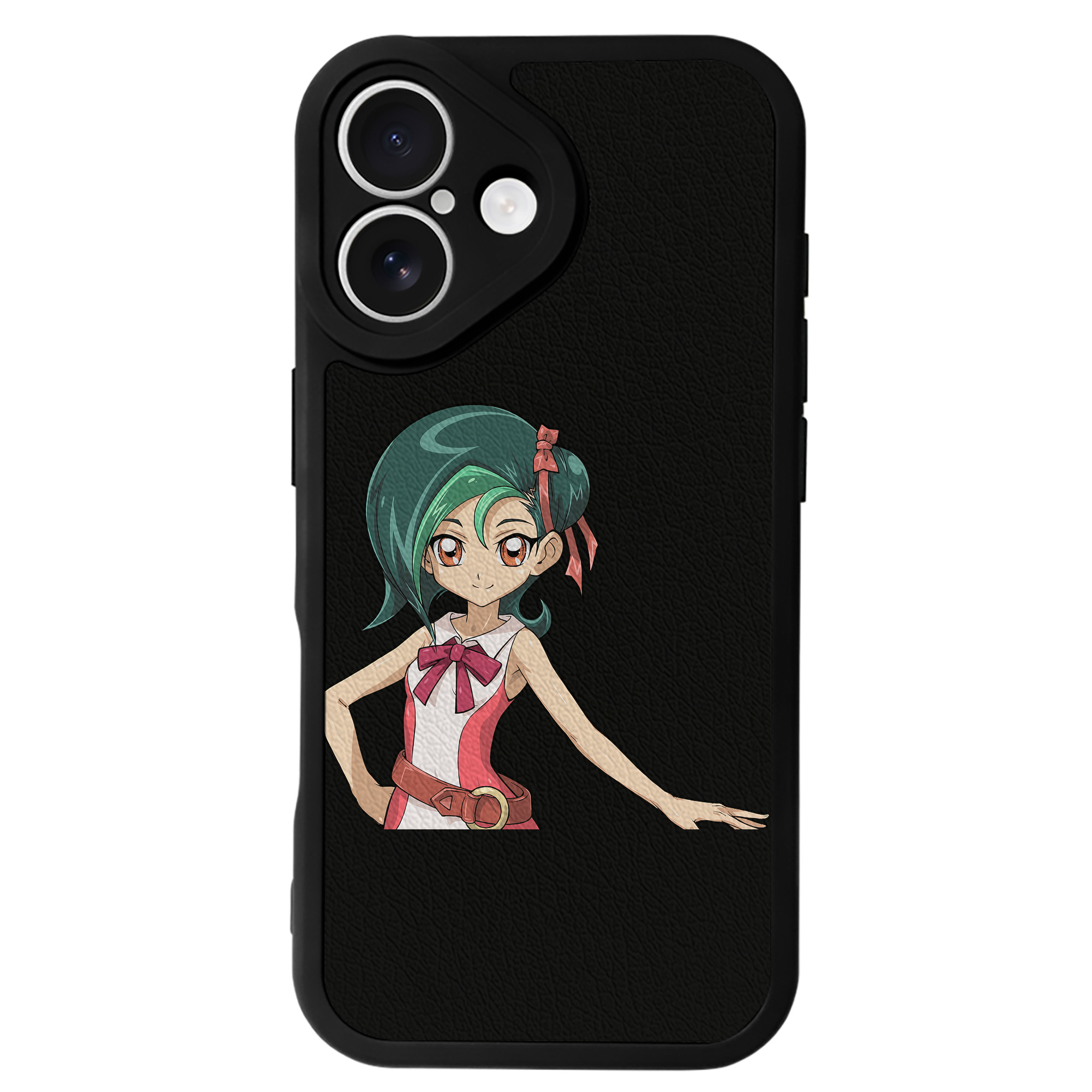 （画像用） 遊☆戯☆王 Yu-Gi-Oh! 【iPhone 16シリーズ対応】シリコンスマホケース（レザー調） 材質：シリコン